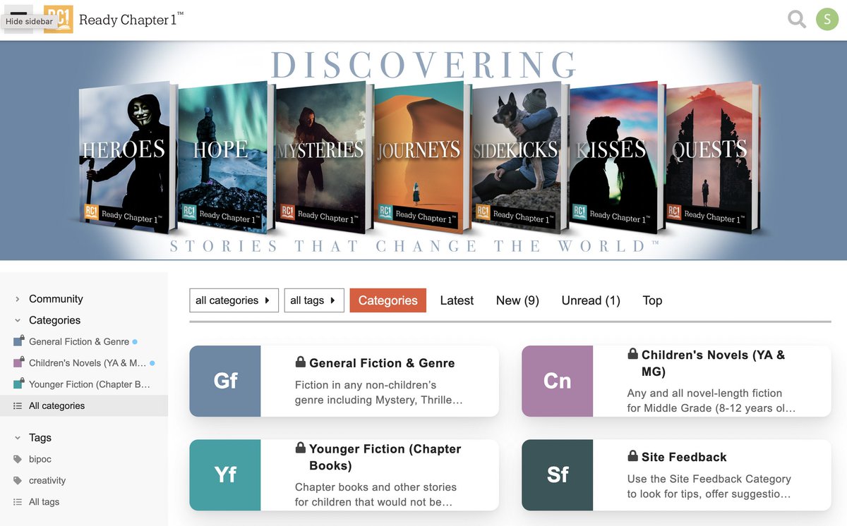 superfredd's tweet image. So, um. We built a thing for writers. Community + Feedback + Analytics. Also, FREE.  If you or someone you know suffers from extreme creativity and wordsmithiness, maybe send them to check us out.  community.readychapter1.com

#amwritingfiction