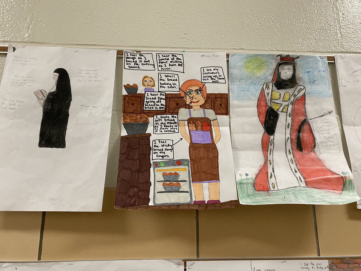 OlmstedSouth's tweet photo. Fantastic student work from Mr. Daniel’s 7th graders showcasing their leaning about the Middle Ages. #STEAMatOAS https://t.co/rleVCRA5Gw