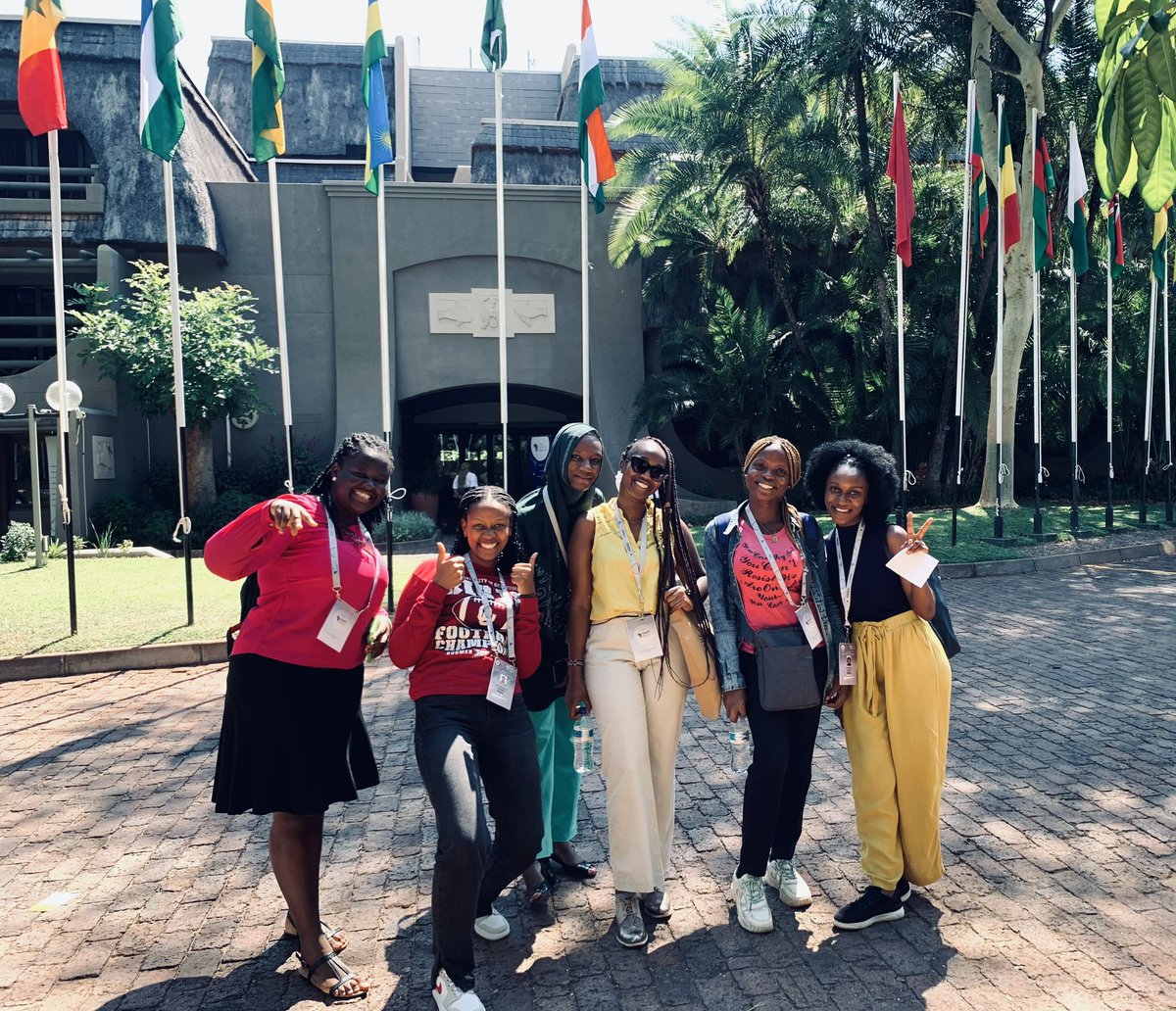 Our #MsGeekAfrica 2023 contestants have made it to #TAS2023 in Victoria Falls, Zimbabwe. Looking forward to their presentation tomorrow! #Ghana #Rwanda #Niger #Kenya #Benin #Zambia #Zimbabwe