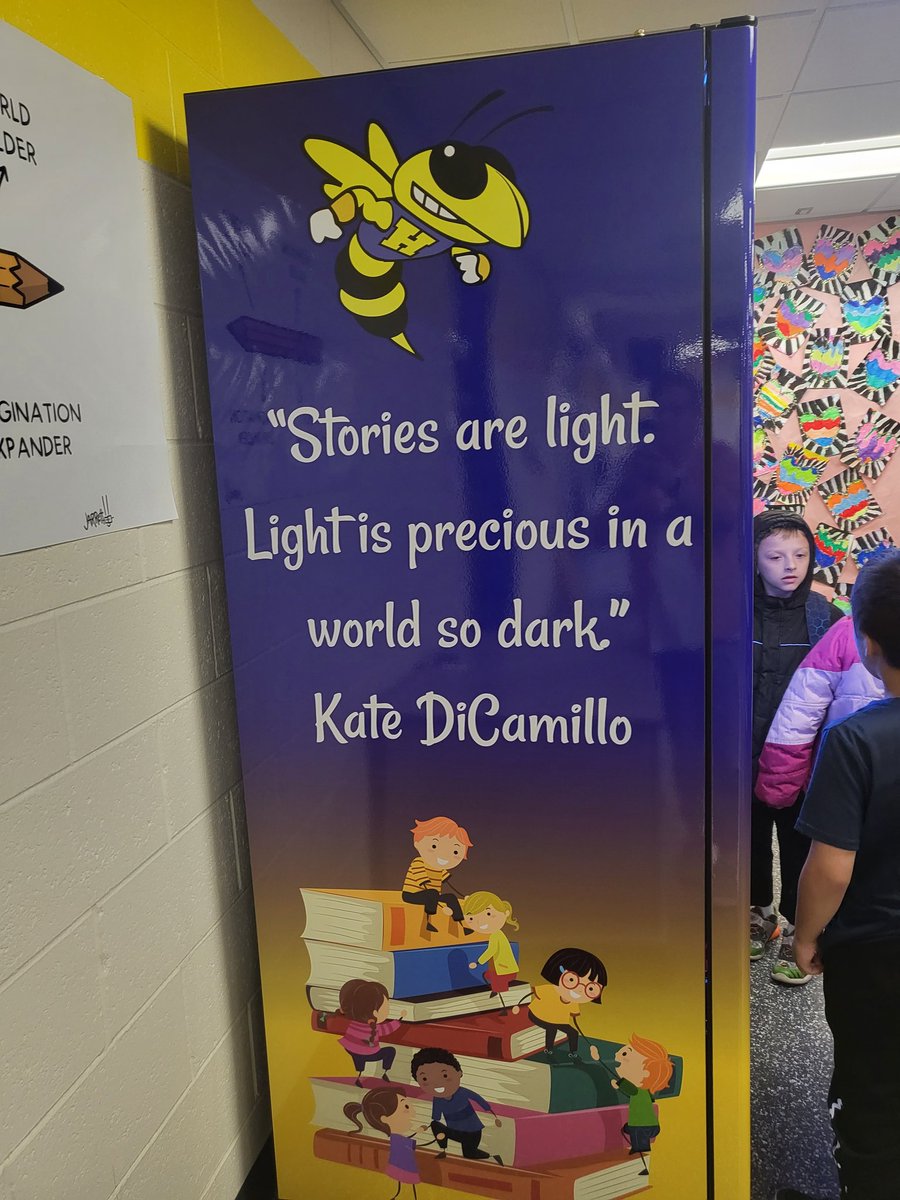 hmjensen31's tweet photo. #larson455 has a new book vending machine! Our young people are so excited! #wearereaders https://t.co/IDgfoYzF84