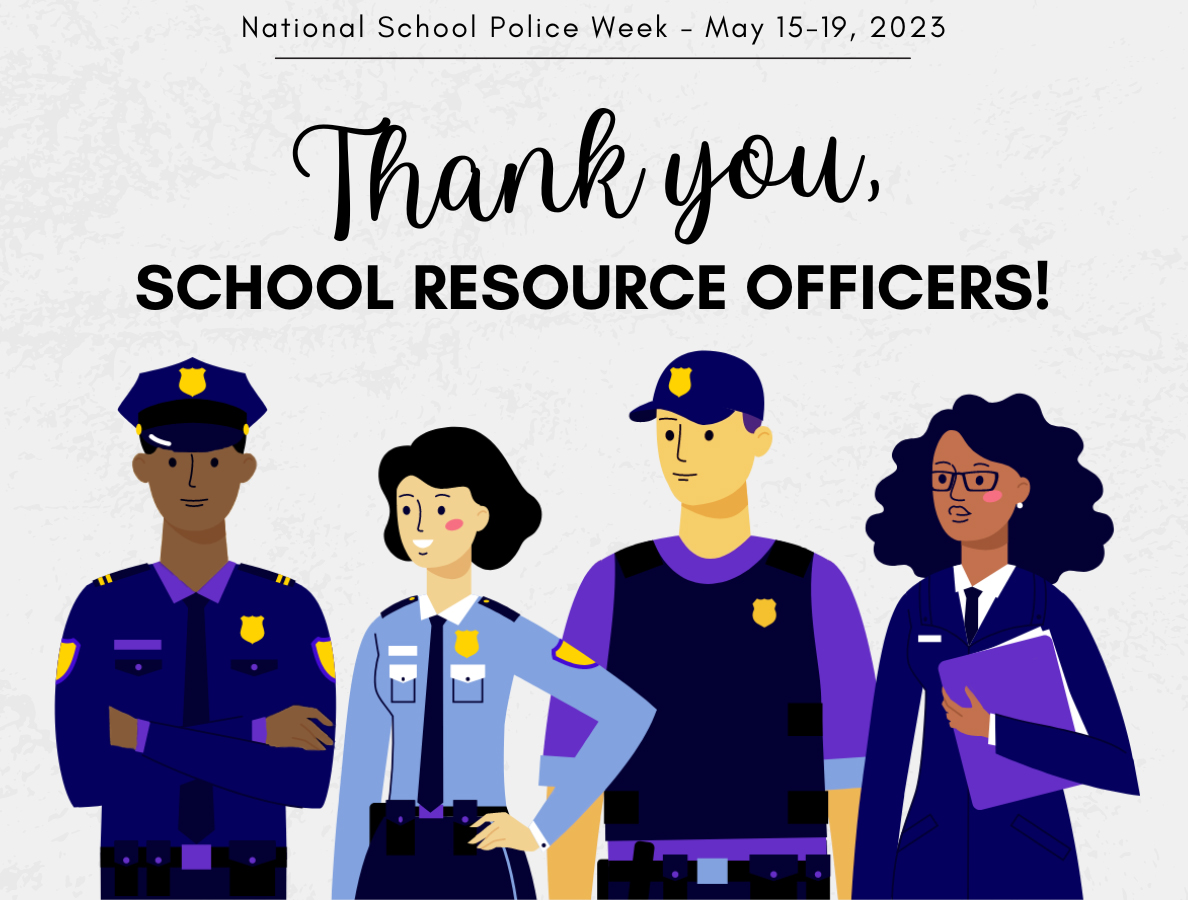 Hull_Middle's tweet photo. It's National School Police Week! Thank you to our School Resource Officers and Safety and Security staff members for your commitment to the safety of #EachandEvery student and all members of #TeamGCPS! Learn more about Safety and Security in GCPS here: https://t.co/Ab654CfoxG https://t.co/XYOqtqUY8a