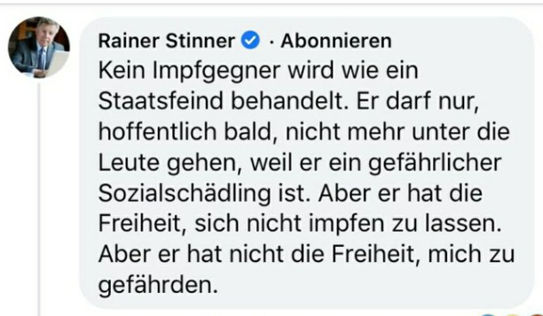 skynet2101's tweet photo. @tomdabassman Legendär auch Zeitgenossen wie Rainer #Stinner von der @fdp , früherer Chef des Transatlantischen Forums seiner Partei, die mit Nazisprech im Sommer 2021 ausfallend wurden.
#Wirhabenmitgemacht #Wirvergessennicht #Sozialschädling #FDPunter5Prozent https://t.co/eq2xOt4HaJ