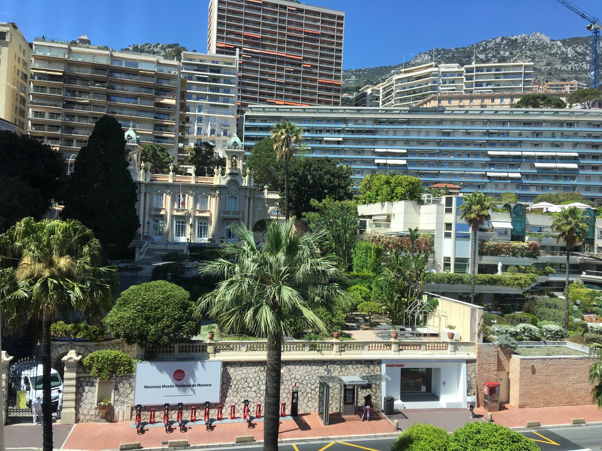 In Monaco. Sunny today 🌞