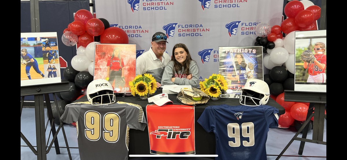 RockSBPerantoni's tweet photo. Congrats @FiaZelenka for your official signing to @SEUFireSoftball It’s been so much fun watching you grow on & off the field since you were 7 years old. You are an amazing athlete, always having fun and 100% determined. Can’t wait for the next 4! Love you kid! #NIL #getemdone https://t.co/0lmuOdRmIK