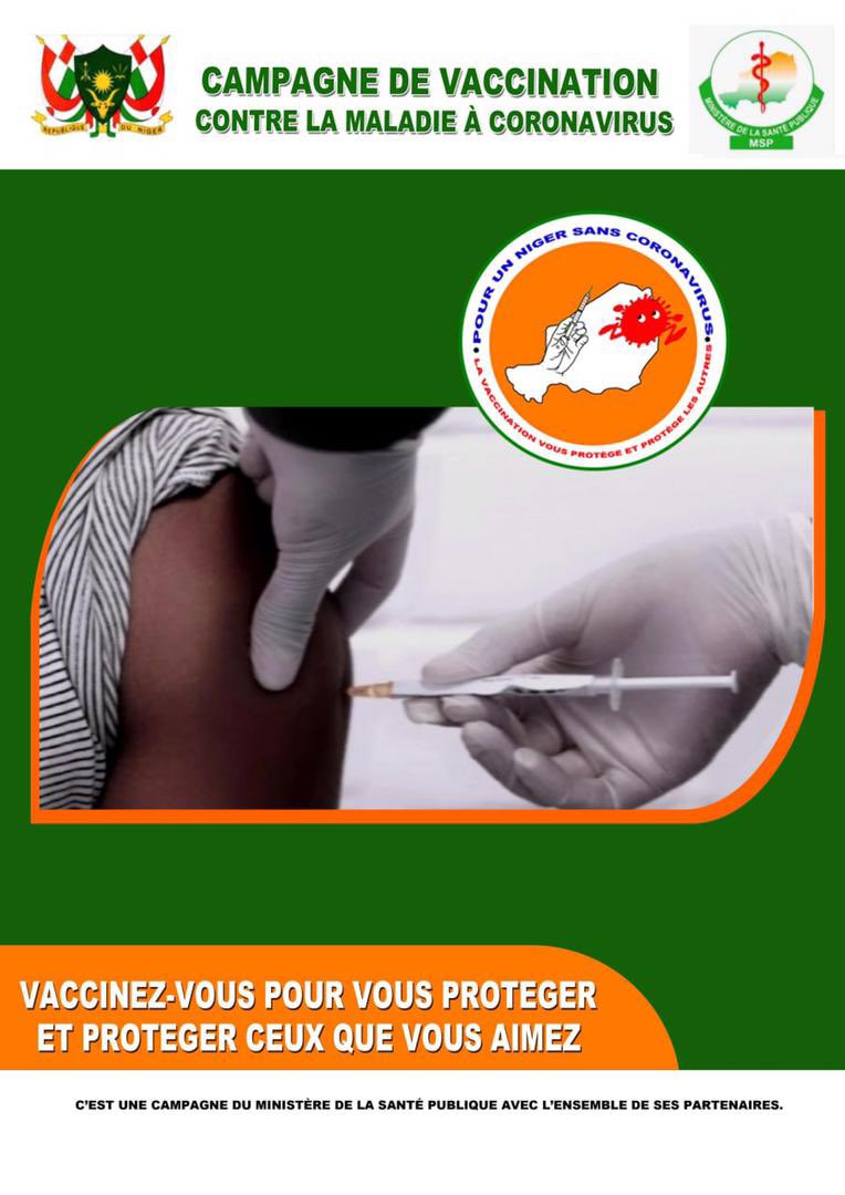 Les vaccins utilisés au Niger sont sûrs, efficaces, gratuits et disponibles dans tous les centres de
santé et au niveau des vaccinodromes. 
Pour vous protéger et protéger les autres, faites-vous vacciner.
#WaHagoyDaCovid19