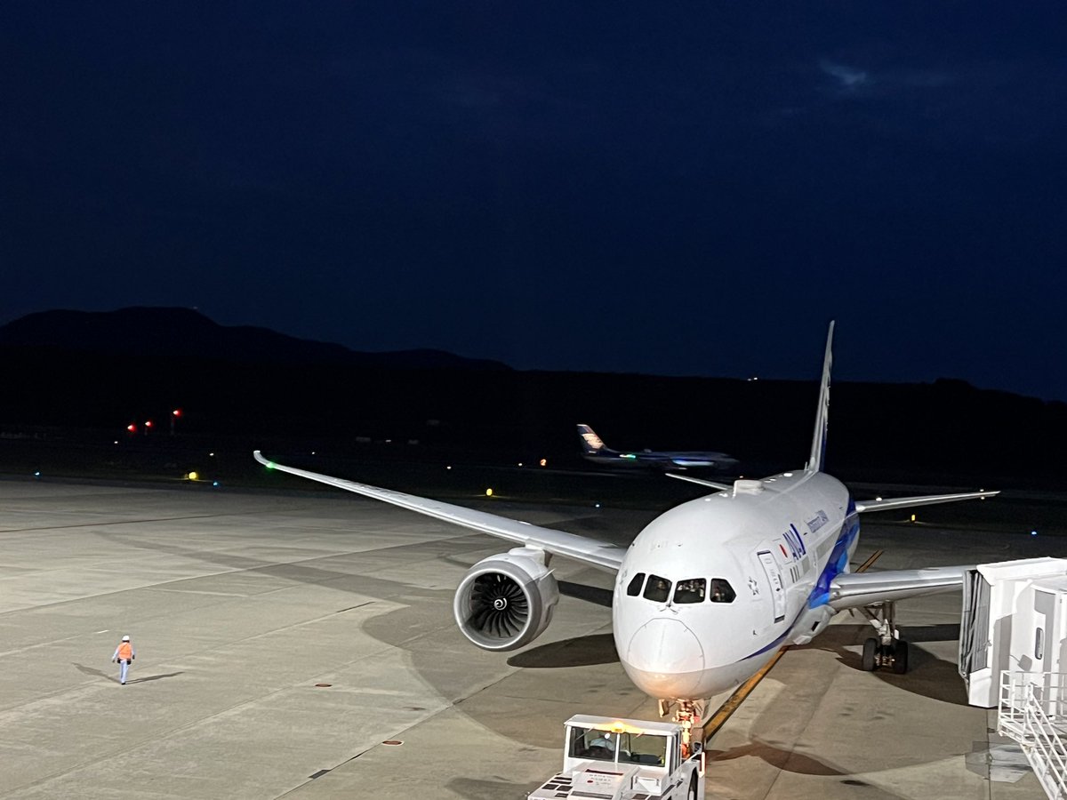 knana_99's tweet photo. 昨日撮った写真📷
夜の空港も最高ですよね❣️

#飛行機好き https://t.co/KEiKOfJAlY