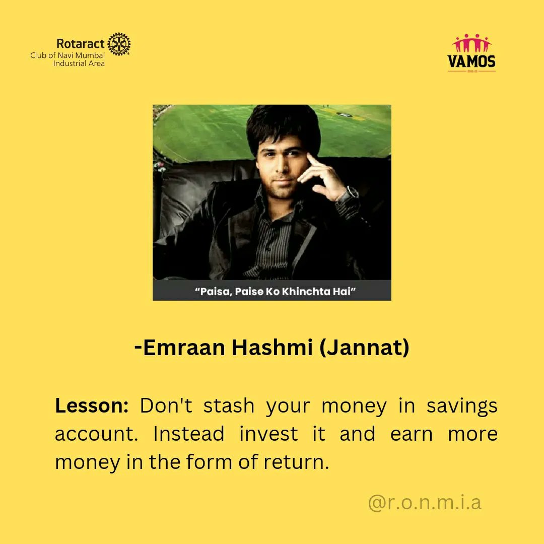 RONMIA_5's tweet photo. Don't just look for entertainment when it comes to Bollywood movie🍿

Here is some financial wisdom some of them can dispense✨

#financialliteracy #finance #explorefeed #featured #explorepage https://t.co/LImjA1HlON