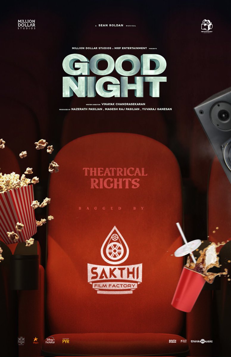 Harshath_rvs's tweet photo. #GoodNight Tamil Nadu Theatrical 
Rights bagged by @SakthiFilmFctry 😍 

It’s indeed a sweet dreams association ❤️ https://t.co/RcXbLR6gYN
