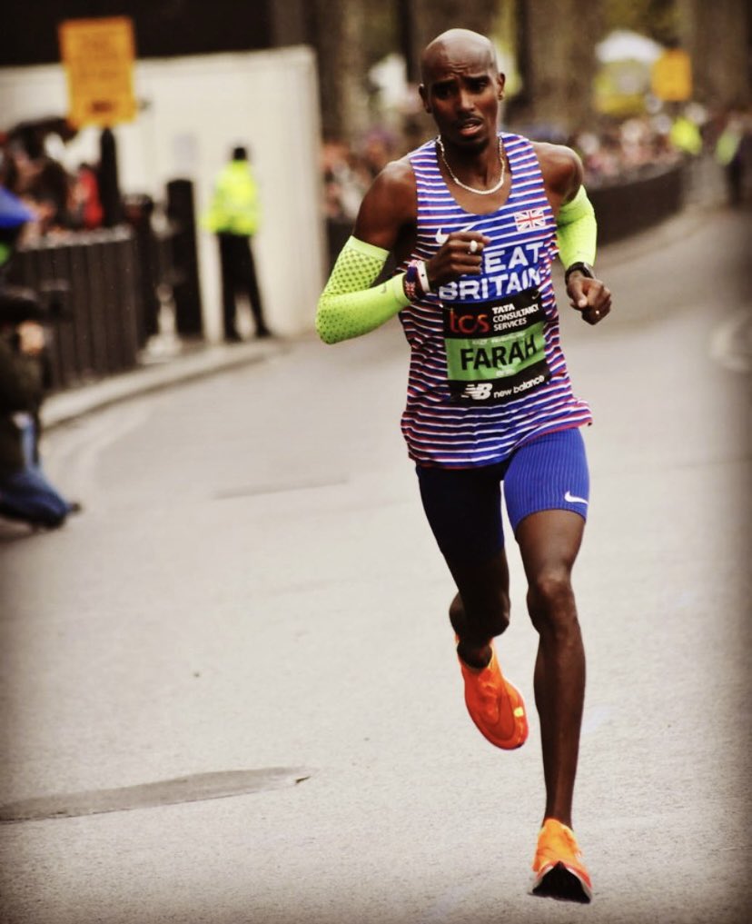 LONDON MARATHON | 2023 MO FARAH Absolutely chuffed to be able to photograph @Mo_Farah at mile 25 as he ran his last ever London Marathon 🙌 Huge congratulations to everyone who took part in the @londonmarathon you were all amazing ❤️