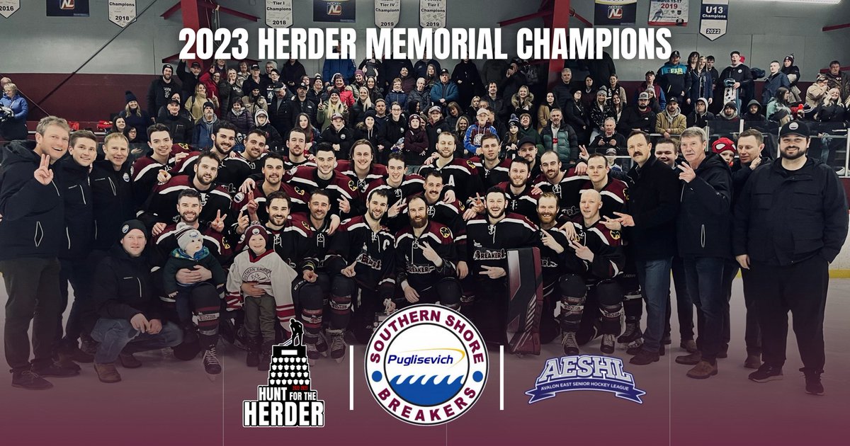 hockeynl1935's tweet photo. BREAKERS CAPTURE THEIR 7TH HERDER

🔗https://t.co/08zGzfiubl https://t.co/Rsg8YXbj43