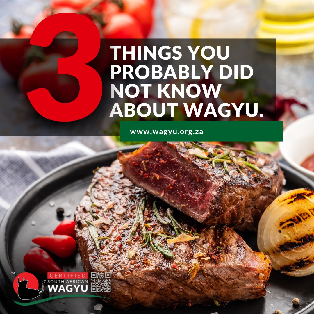 WagyuRSA's tweet photo. Apart from just tasting GREAT! Wagyu has endless health benefits. Check out our post on our Facebook and Instagram profiles! 

#ilovesawagyu #wagyusouthafrica https://t.co/ss5GMtv1PG