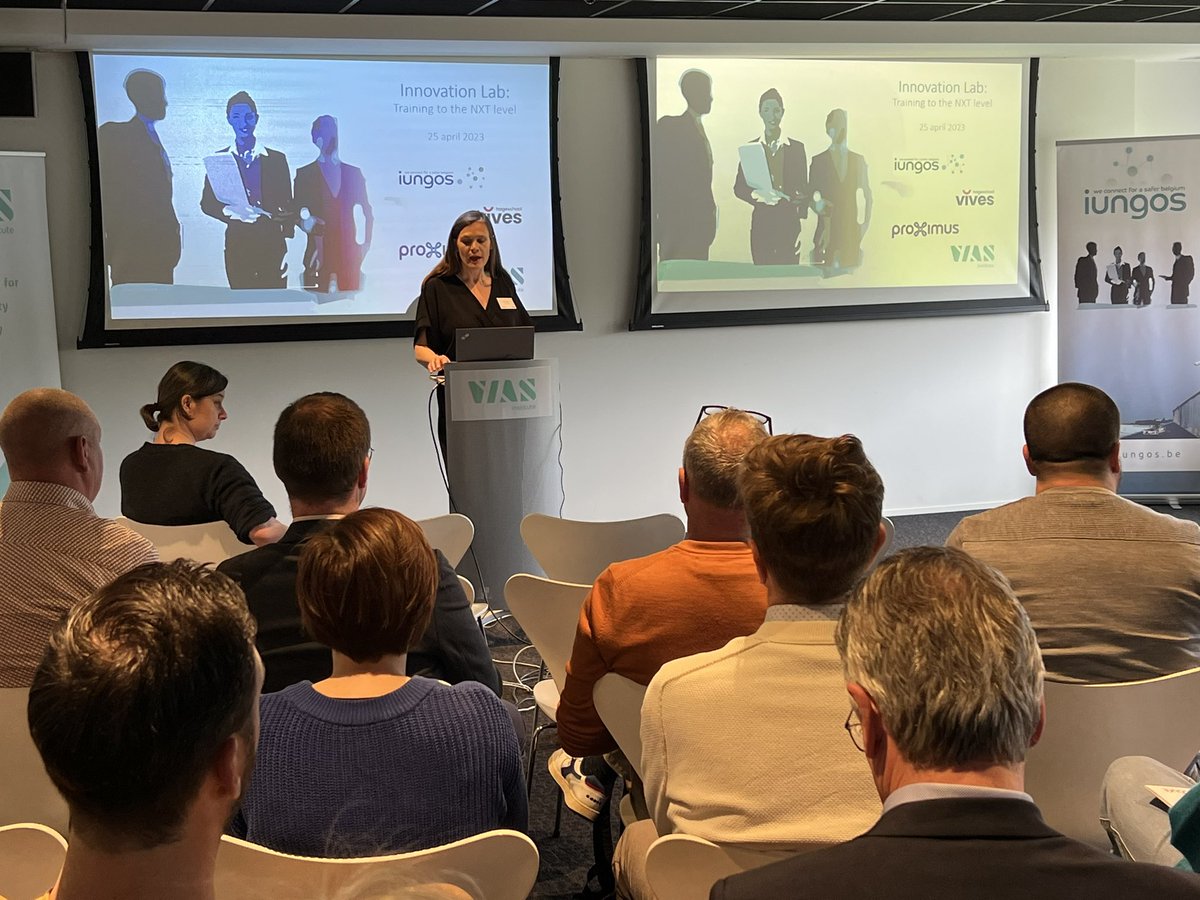 iungosnetwork's tweet photo. Ons IUNGOS Innovation Lab is gestart met een grote opkomst ! Training to the NXT level!? How to unlock VR/AR in public safety training? https://t.co/15bzW6LZZr