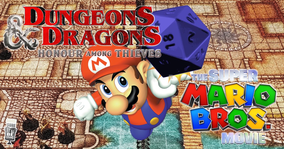 sure_grand's tweet photo. A double bill for ye today with #SuperMarioMovie and #DnDMovie. Has the great debate begun between the Sonic and Mario movie? What should be expected from these movies? Is the spirit enough?

Listen now: https://t.co/7O4psydQ8g https://t.co/TxWAKsXCa8