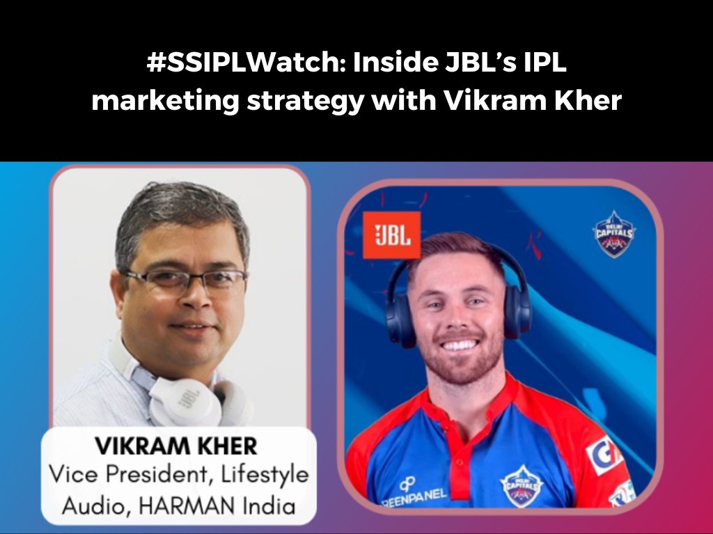 Social_Samosa's tweet photo. #SSIPLWatch: Continuing its IPL Watch, Social Samosa talks to Vikram Kher about the brand’s IPL strategy, their objective behind the sponsorship, the media mix, and more

@JBLSoundIn https://t.co/IrpYF6vjac