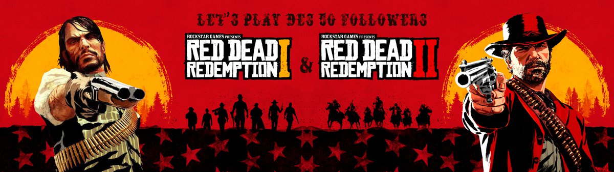 BarbueFuneral's tweet photo. Yeehaw ! Nous avons atteint les 50 followers et pour fêter ça à partir du 15 Mai, rejoignez-moi pour des lives épiques dans l'Ouest sauvage de Red Dead Redemption 1 et 2 ! 🤠🐎 #RDRLive #50Followers #jeuxvideo https://t.co/nUGFNXDZWD