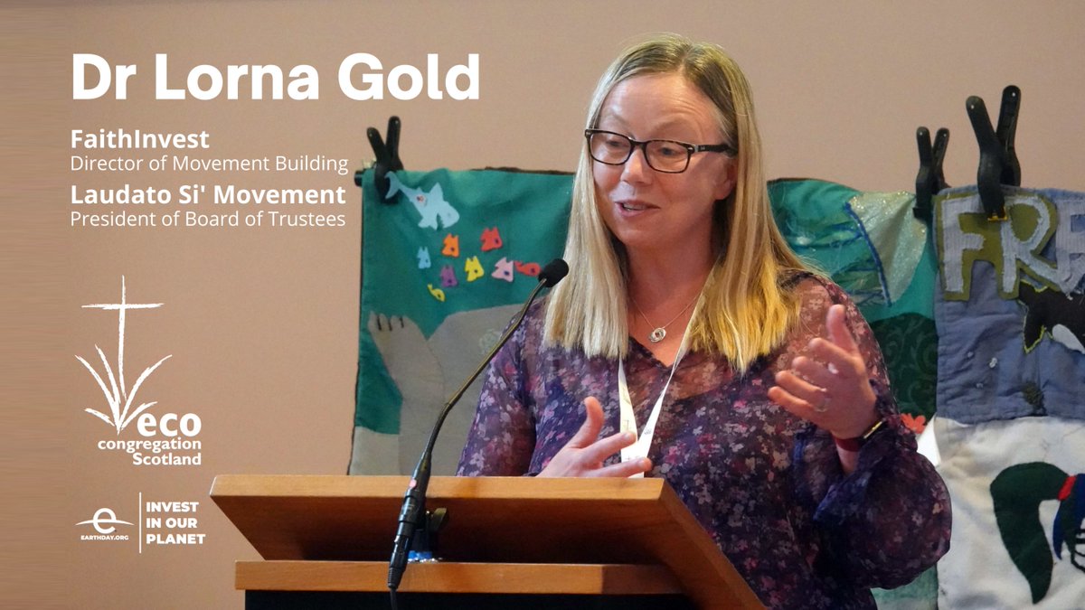 💚 Thanks to keynote speaker @gold_lgold  @faithinvest1 Director of Movement Building & @LaudatoSiMvmt President of Board for inspiring address: fb.watch/k7sXPi9lJb/
🌍 2023 Annual Gathering: Tackling the Climate, Cost of Living & Energy Crises #EarthDay2023 #InvestInOurPlanet