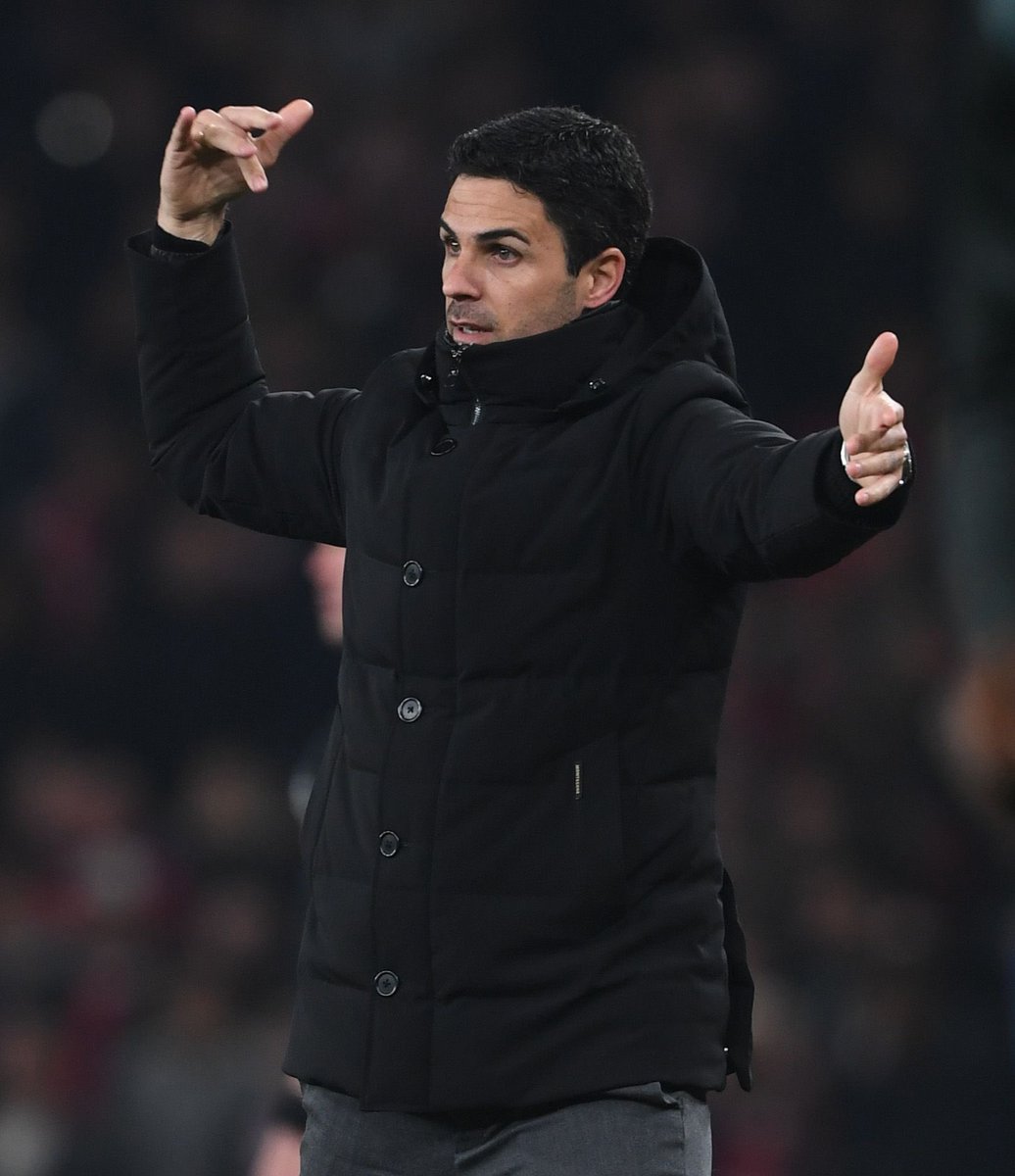 loggy_afc's tweet image. Mikle Arteta on still believing Arsenal can win the title: 

“One hundred per cent. But we knew from the beginning that City was the team to beat.”

“Tomorrow’s game at the Etihad is going to be really important - if it’s going to define the season, the answer is no.” #afc