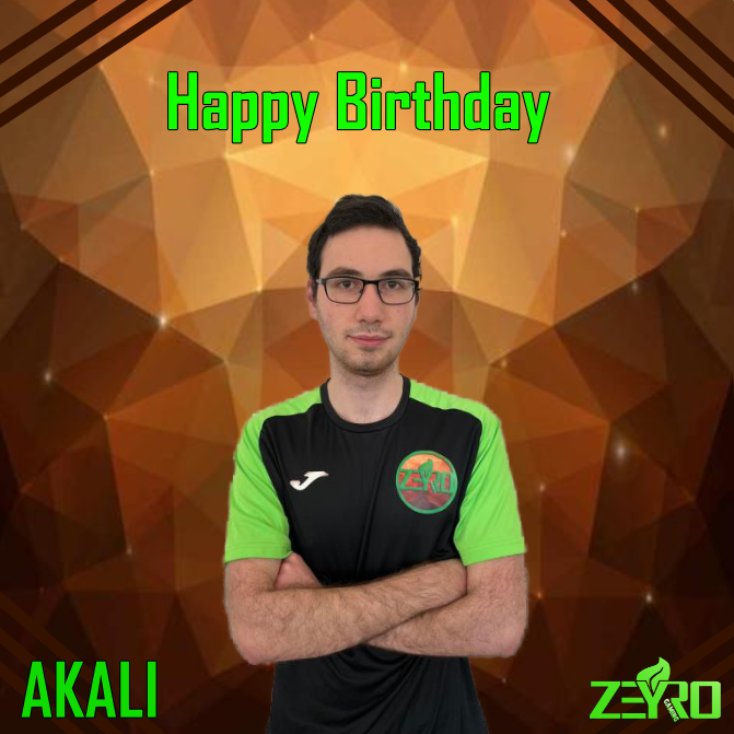 Zeyro_Gaming's tweet photo. Wir wünschen dir alles gute zu deinem  Geburtstag
🥳🥳
@Akali_Cr https://t.co/jV9NzSDsr8