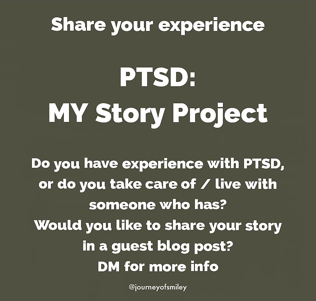 Are you a trauma survivor? Do you have a story? Share it, your story matters journeyofsmiley.com/ptsd-my-story-…
#Trauma #AMYGDALA_MV #PTSDWarrior #PTSD #mentalhealth #shareyourstory #Survivor #CarCrash @MHBloggerRT #bloggingcommunity #writersoftwitter #writerscommunity #bloggerswanted