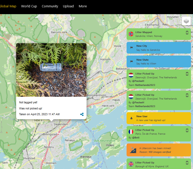 fredsteenbergen's tweet image. And #Norway is participating as well,
Thanks!!!
#OpenLitterMap.com #zwerfie #yeswecan