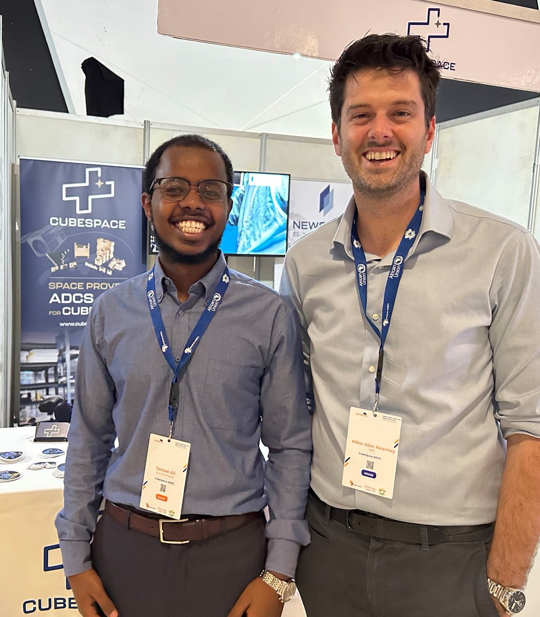 CubeSpace_ADCS's tweet image. All smiles from The NewSpace Africa Conference 2023, hosted by @spaceinafrica1  🚀

We look forward to building new partnerships and business collaborations, book a meeting with us at #Booth27 via the link below ⬇
calendly.com/cubespaceconfe…

#CubeADCS #CubeSats #NewSpaceAfrica2023