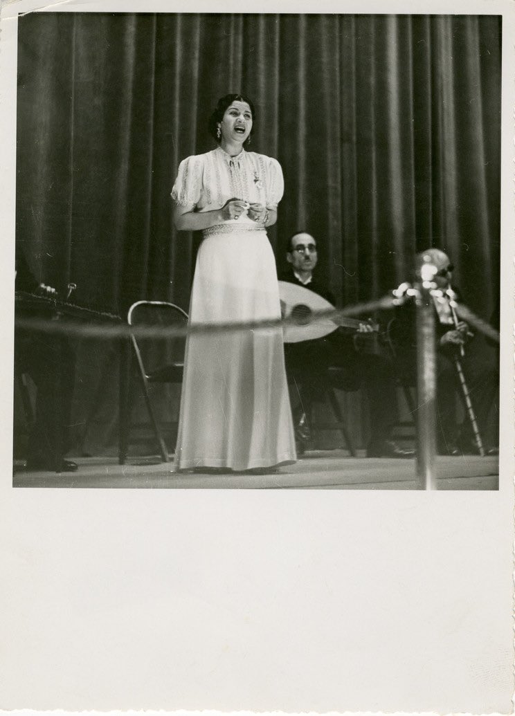 Did you know that Umm Kalthoum performed at AUC in 1939? #AUCThrowbacks