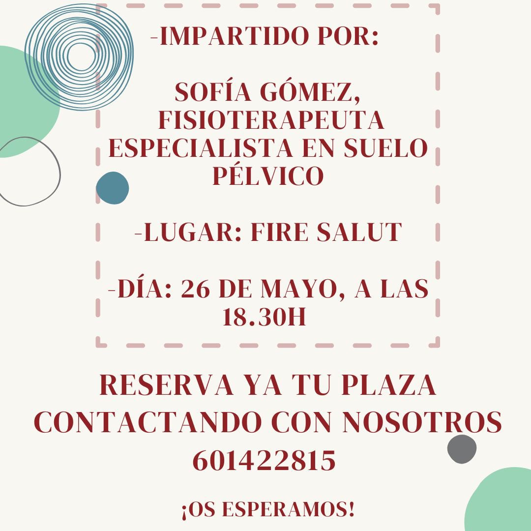 firesalut's tweet photo. En este taller gratuito hablaremos sobre las cicatrices como las cesáreas o las episiotomías, la diástasis abdominal, la debilidad que puede producir el parto en nuestro suelo pélvico y abordaremos temas como el dolor en las relaciones sexuales postparto.
 
Reserva tu plaza😉 https://t.co/99ylg5q4IJ