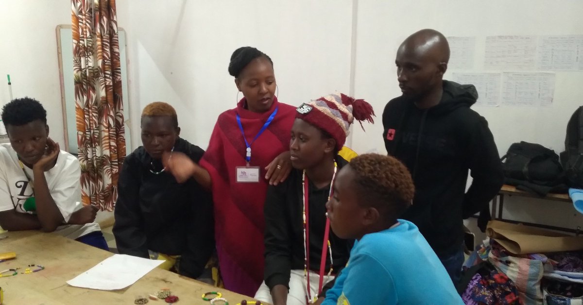 EspodecKenya's tweet photo. 4 out of the 5 girls that are joining out partner institution @Cosmetologyke being oriented on Fashion and design https://t.co/ewuPgQuuzO