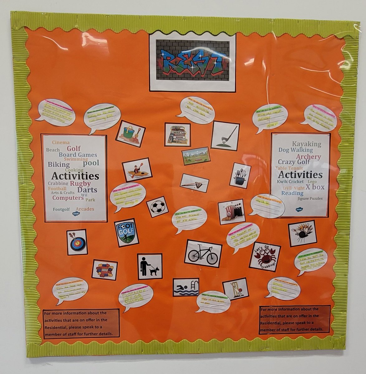 LanghamOaks's tweet photo. Residential Information Board 📌. @LanghamOaks staff members Tom &amp; Michaela update the residential notice board to inform students about the latest #Residential activities ⚽️ 🎞 🏊‍♂️. #SEHM https://t.co/5wqkymyleC