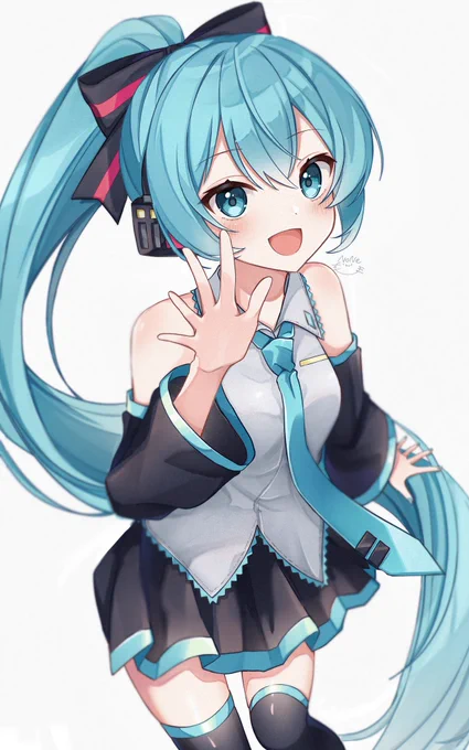 ポニーテール #初音ミク 