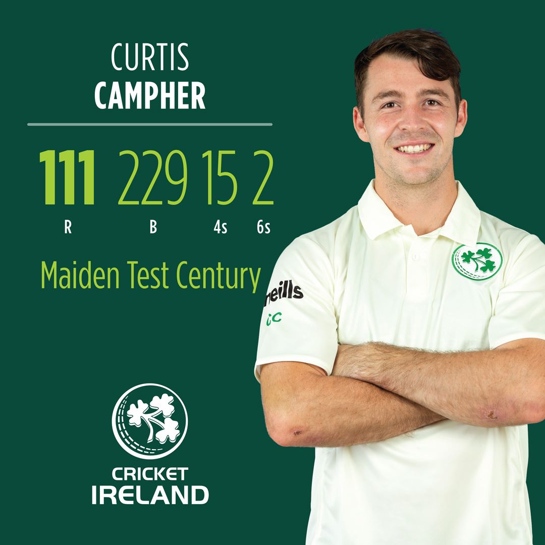cricketireland's tweet photo. What a day to reach your maiden international century!

A simply brilliant knock 👊

#BackingGreen ☘🏏 #SRIvIRE https://t.co/e67cK9IWNL