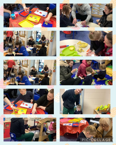 Nursery would like to say a big thank you to all the parents and carers who came to our Easter themed stay and play.  The children loved sharing all the activities with you and it was so nice to see you all.