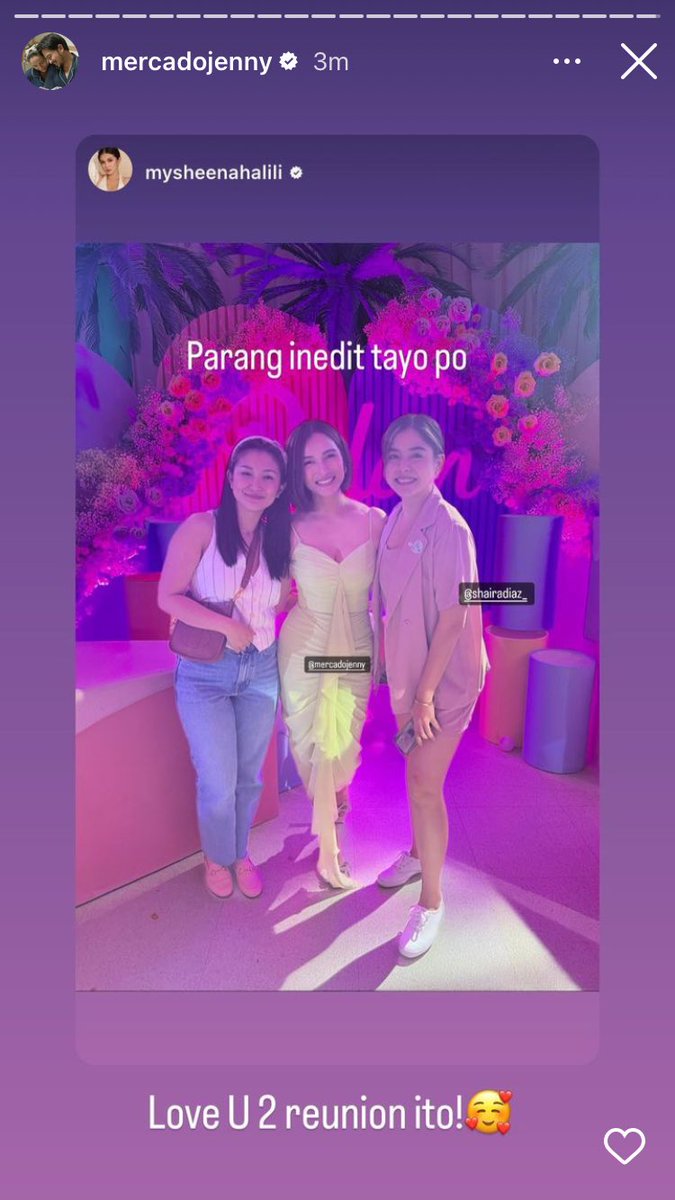 🎵💕💚🥳 LOVE YOU TWO REUNION @ DYLAN'S 1st BIRTHDAY PARTY 🎵💕💚🥳 #mercadojenny #shairadiaz #sheenahalili BEAUTIFUL GIRLS RULE!!! 🌸🌸🌸