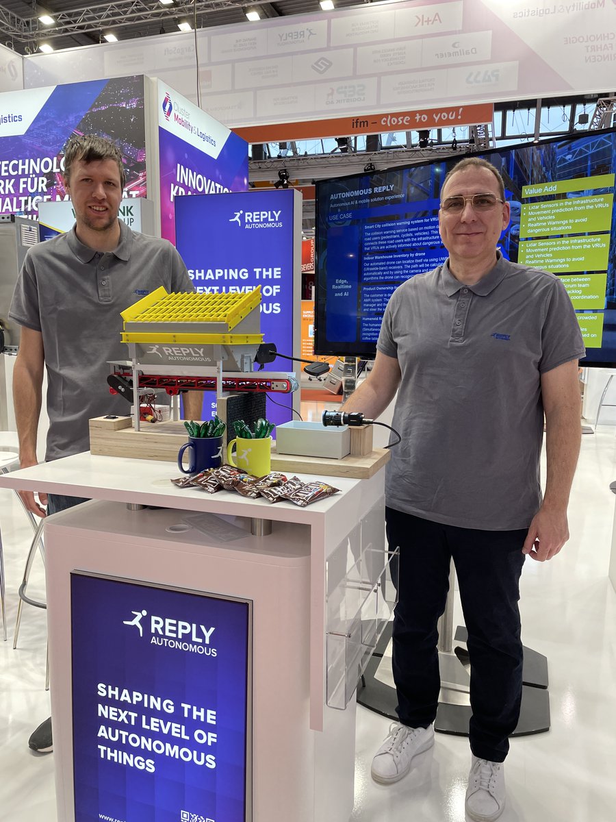 Reply_DE's tweet photo. Trefft die Experten von #LogisticsReply auf der @LogiMAT_Messe in Stuttgart (25. - 27. April) in Halle 8, Stand C76 und #AutonomousReply Halle 8, Stand C55.
@LogiMATDaily https://t.co/m9EWc9KvLW