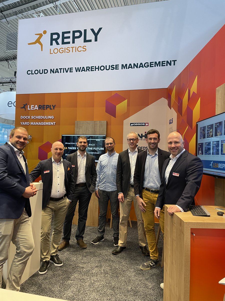 Reply_DE's tweet photo. Trefft die Experten von #LogisticsReply auf der @LogiMAT_Messe in Stuttgart (25. - 27. April) in Halle 8, Stand C76 und #AutonomousReply Halle 8, Stand C55.
@LogiMATDaily https://t.co/m9EWc9KvLW