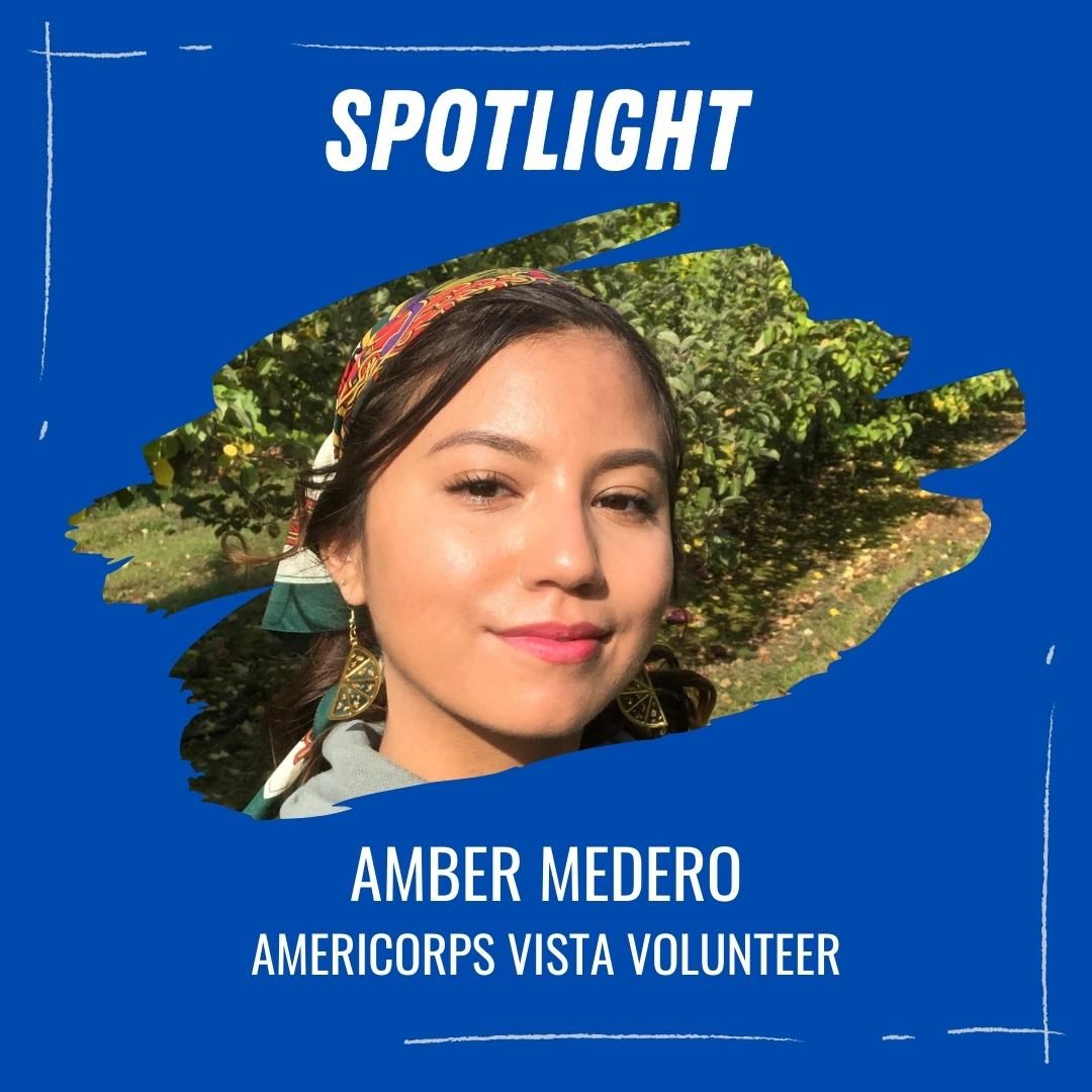 HNB_US's tweet photo. Amber, our TMA Americorps VISTA member helps develop and maintains the artisan program. Her favorite HNB memory was when HNB staff gathered together for food, no matter the occasion!  Thank you, Amber, for a great job! #homesnotborders #withrefugees #refugees https://t.co/47rPm4NsKR