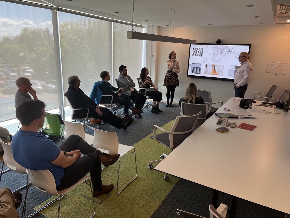 PDArchitects's tweet photo. Design review today at PDA Cardiff - up this morning is a mixed use regeneration project - great to get ideas from all the team #design #designreviews #ideas #sharing #creative https://t.co/T95mIdgWur