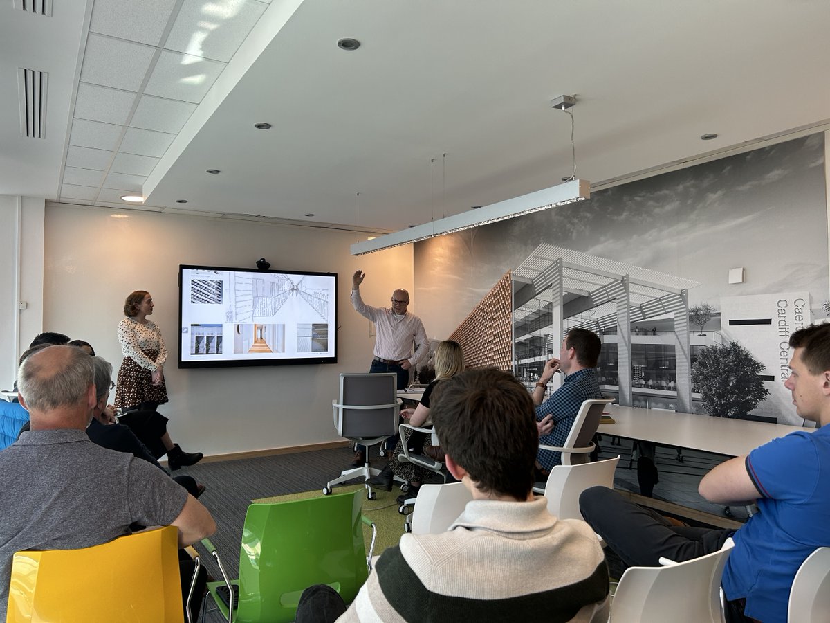 PDArchitects's tweet photo. Design review today at PDA Cardiff - up this morning is a mixed use regeneration project - great to get ideas from all the team #design #designreviews #ideas #sharing #creative https://t.co/T95mIdgWur