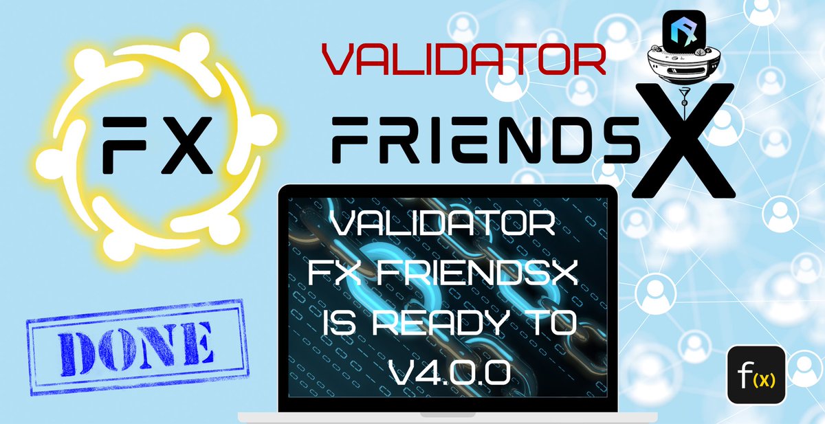 FXfriendss's tweet photo. #FunctionX validator “FX FriendsX”was upgraded with Cosmovisor and is ready for v4.0.0🧩🌍✅
https://t.co/VtEEYrkGC0
Strength in unity!
Let's be #FXfriends) https://t.co/gYmvz0LhHt