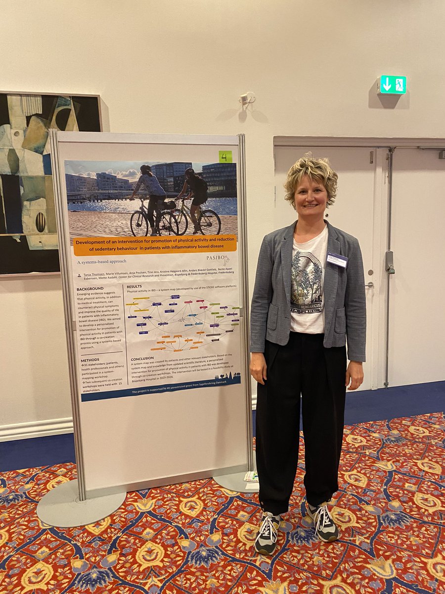 Tanja Thomsen presenting development of a PA intervention in our #pasibo study among patients with inflammatory bowel disease. #rescenpi @CKFF_RegionH #sygeforsikringdanmark