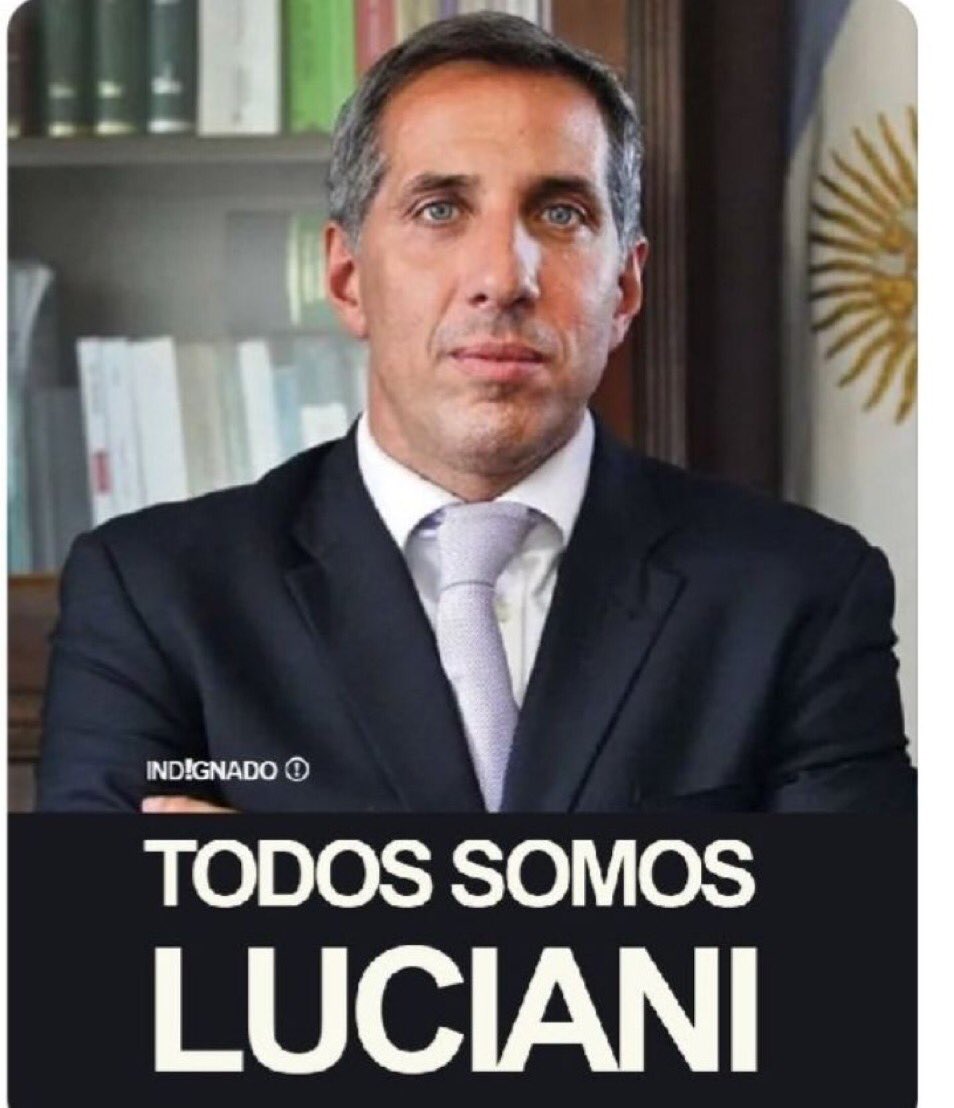 BichoRa78930785's tweet image. #Luciani ⚖️ #TodosSomosLuciani 🇦🇷