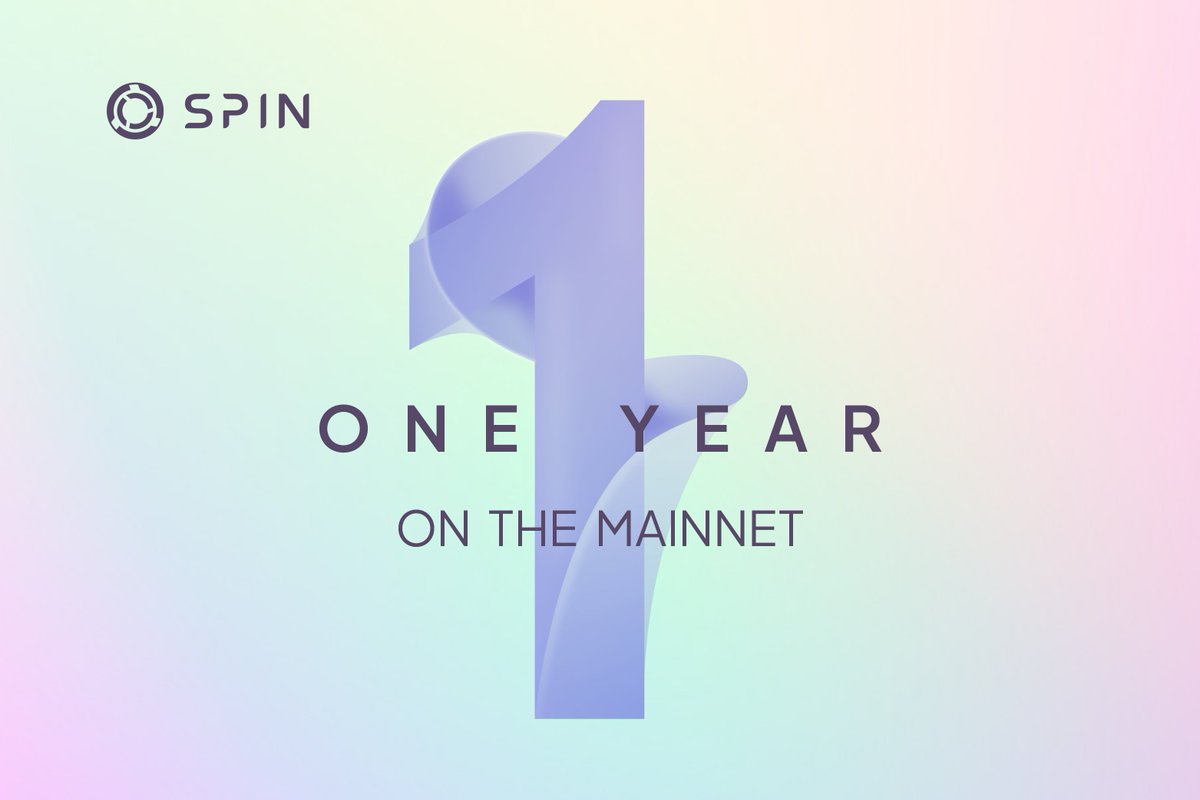 spin_fi's tweet image. 1/ Today, Spin celebrates its first anniversary on the mainnet 🥂

Over the past year, we've launched 3 products, achieved nearly $50,000,000 in trading volume, and ranked among the top 10 dApps on NEAR and Aurora.

But hold on tight, there are even more thrilling things to come!