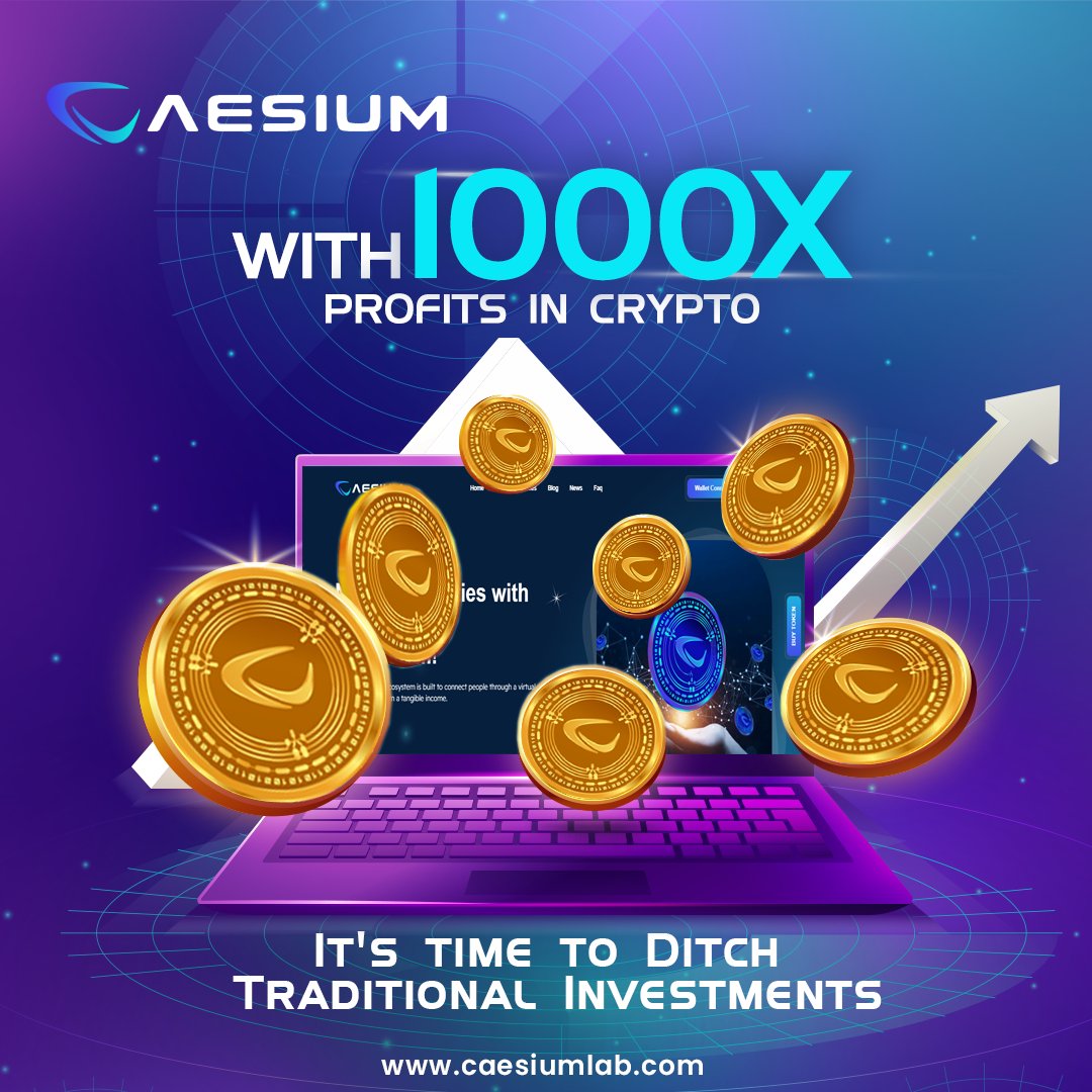 Caesiumlab's tweet photo. With 1000x profits in crypto, it's time to ditch traditional investments! 🚀

Learn More: https://t.co/F0RFVxoaS0

#caesiumlab #blockchain #blockchaintechnology #TIMEBlockchain #CryptoProfits #InvestmentGains #Cryptocurrency #investments https://t.co/ucHTmlA0lf