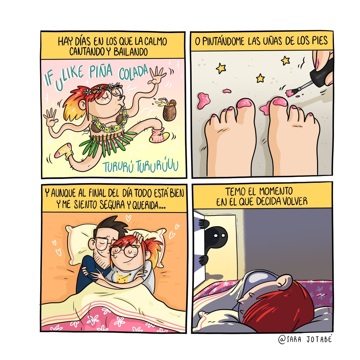 ✨HABLEMOS DE ANSIEDAD✨
Y de salud mental, y de emociones, y de querernos (o no) entre nosotros y a nosotros mismos, y de -quizás- no ser capaces de entender cómo funciona el mundo pero seguir esforzándonos y disfrutando de ello 💖
Porque entre todos podremos seguir avanzando🌈