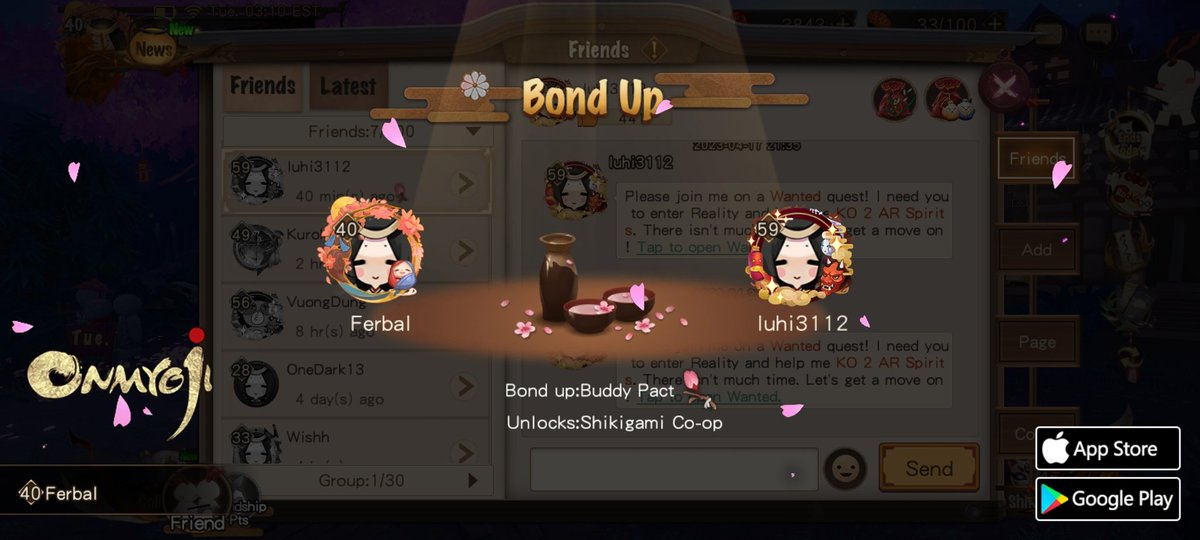 LHiHong6's tweet photo. Teaming up in the world of Heian! I've become buddies with luhi3112. Come and join us! https://t.co/wg2z72xOlV