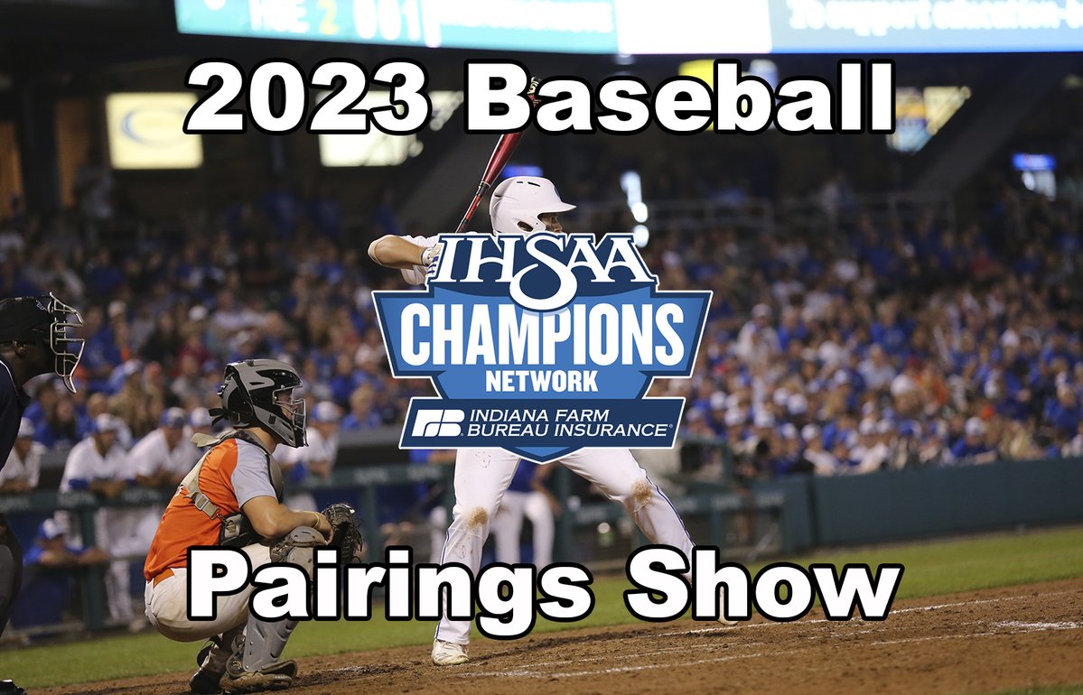 IHSAAtv's tweet image. This Sunday, April 30th, we have a double header of Sectional Pairings Shows:  

7pm ET - Softball Pairings Show
8pm ET - Baseball Pairings Show

Join us on IHSAAtv.org to see who your favorite team will be playing in the upcoming @IHSAA1 tournament series.