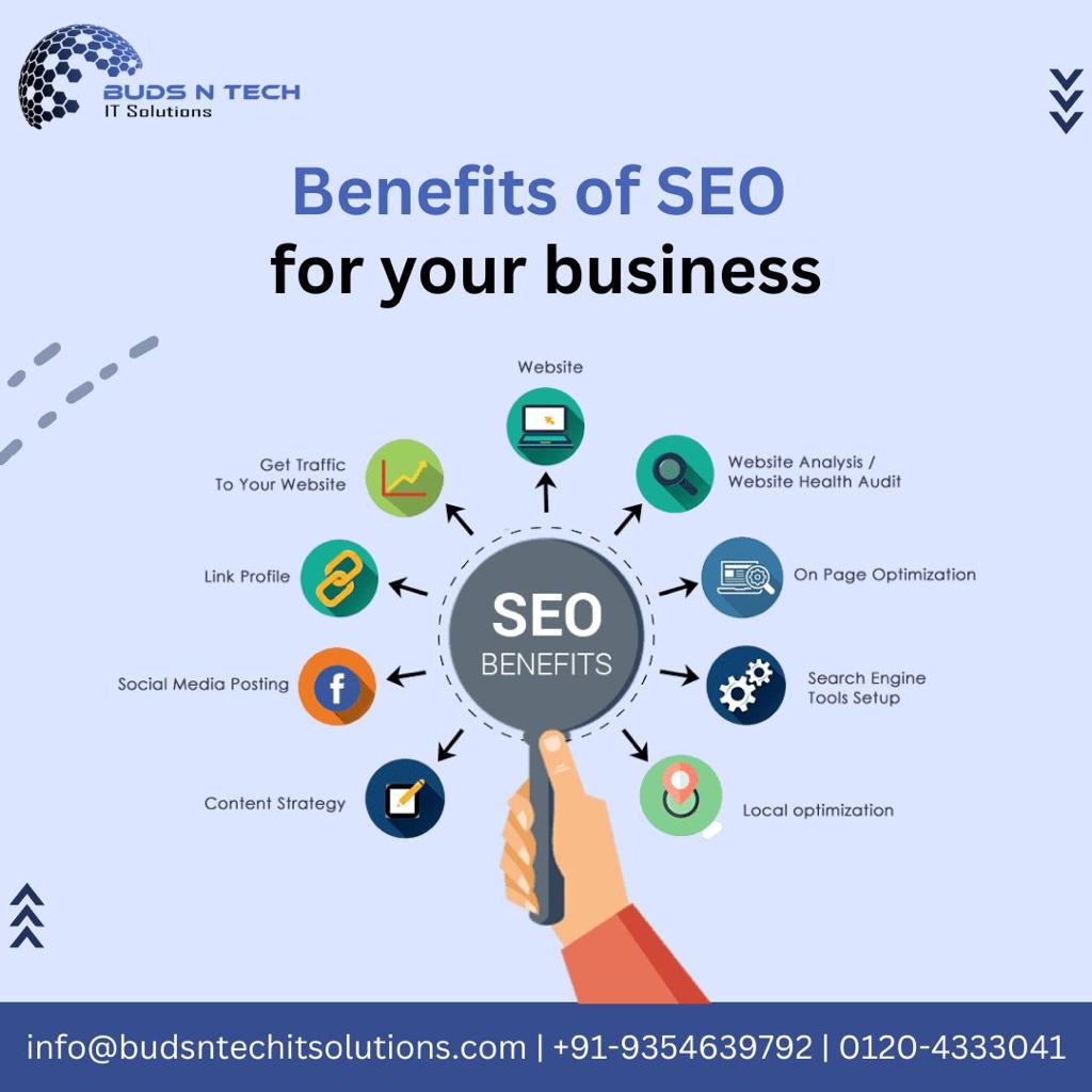 budsntech's tweet photo. Benefits of SEO for your business....
.
.
Contact No. +91-9354639792
Landline No. 0120-4333041
.
.
#digitalmarketing #budsntechitsolutions #websitedevelopment #chatgpt #searchengineoptimization #socialmediamarketing #growbusiness https://t.co/6efeMBslr0