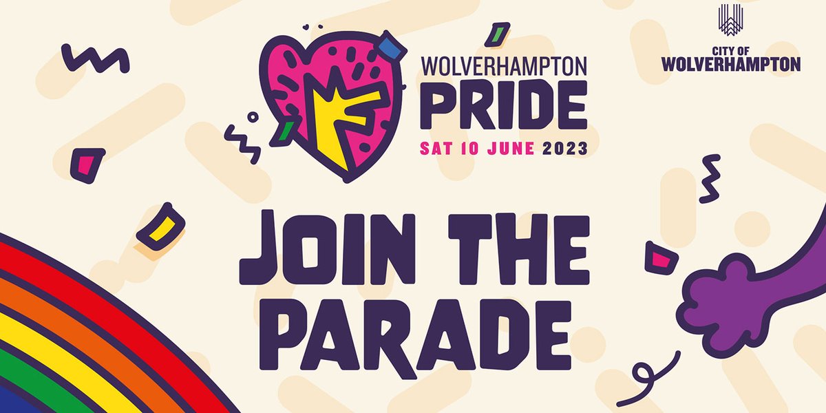 #WolverhamptonPride will be returning on Sat 10 June 2023 🥳 Wolverhampton Pride is a celebration of the city's LGBT+ community and an event that welcomes everyone to come together to celebrate & learn about LGBT+ inclusion in the city. Learn more 📲 wlv.ac.uk/news-and-event…