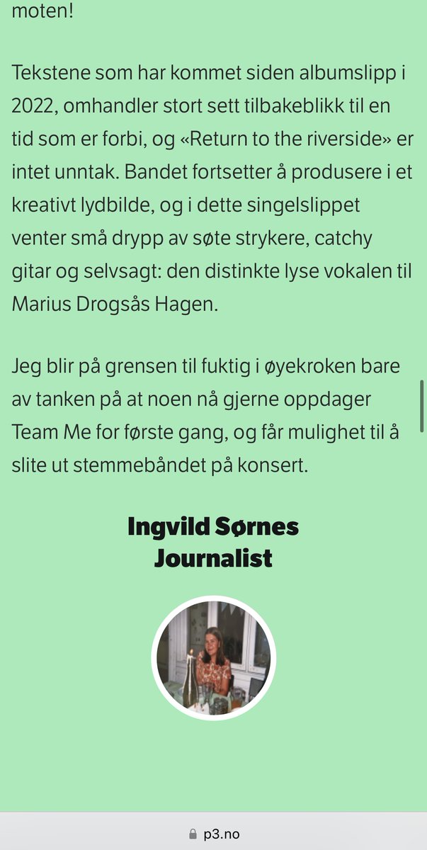 Thanks so much for the great feedback we’ve received on “Return to the Riverside” <3