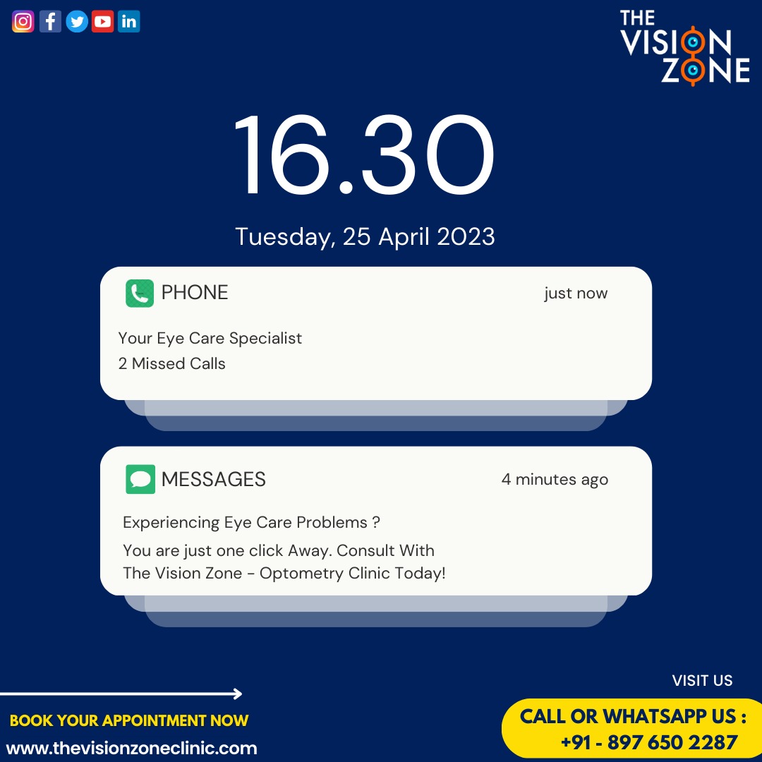 thevisionzone's tweet photo. See your way to a brighter future with regular eye check-ups.
Schedule your eye care appointment today !
@thevisionzone
Call or WhatsApp us: +91 89765 02287
thevisionzoneoffice@gmail.com
#thevisionzone #eyetreatment #eyecheckups #health #mumbai #thakurcomplex #kandivalieast https://t.co/h54cwZ84Oi